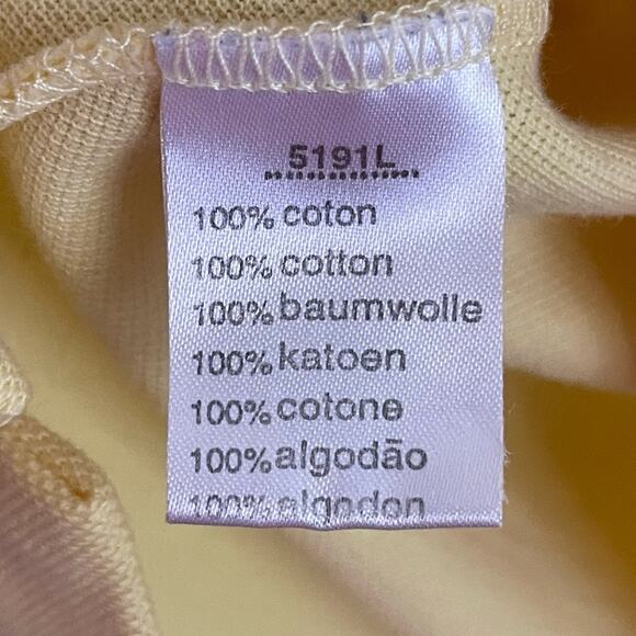 Lacoste Yellow Polo Shirt Top made in France Preppy Style Plus Size Cotton 4XL - Picture 12 of 13